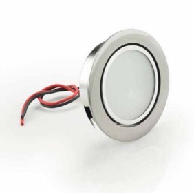 Faretto Zen a Led 2W dimmerabile 3000K Bianco Egoluce 6365.01/WW