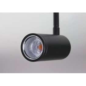 Proiettore Led per binario 230V 8.9W Nero Egoluce 6370.02/WW/58