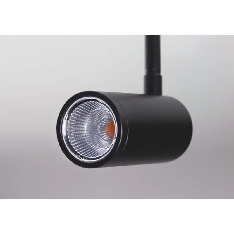 Proiettore Led per binario 230V 8.9W Nero Egoluce 6370.02/WW/58