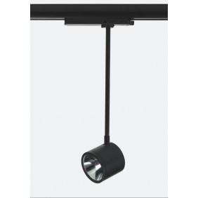 Faretto orientabile led per binario 230V Nero Egoluce 6463.02/WW/40