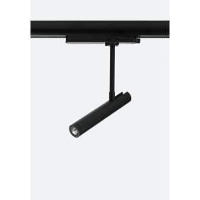 Proiettore orientabile a led per binario a 230V Nero Egoluce 6464.02/WW/63