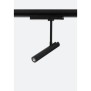 Proiettore orientabile a led per binario a 230V Nero Egoluce 6464.02/WW/63