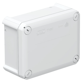 Cassetta di derivazione grigia chiusa con parete liscia 150x116x67mm IP66 T100 OBO 2007255