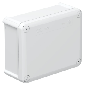 Cassetta di derivazione grigia chiusa con parete liscia 190x150x77mm IP66 T160 OBO 2007271