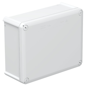 Cassetta di derivazione grigia chiusa con parete liscia 240x190x95mm IP66 T250 OBO 2007287