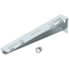 Mensola smussata in acciaio zincato per passerelle grigliate 110x53x32.5mm MWAG 12 11 FS OBO 6424600