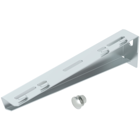 Mensola smussata in acciaio zincato per passerelle grigliate 210x65x32.5mm MWAG 12 21 FS OBO 6424608