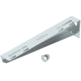 Mensola smussata in acciaio zincato per passerelle grigliate 310x75x38mm MWAG 12 31 FS OBO 6424616