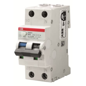 Interruttore magnetotermico differenziale tipo A 230V AC 40A 30mA 6KA 1P+N ABB DS201C40A30
