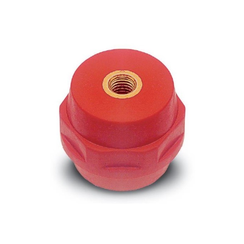 Isolatore esagonale con inserto filettato M6 alto 30mm Italweber 0980030