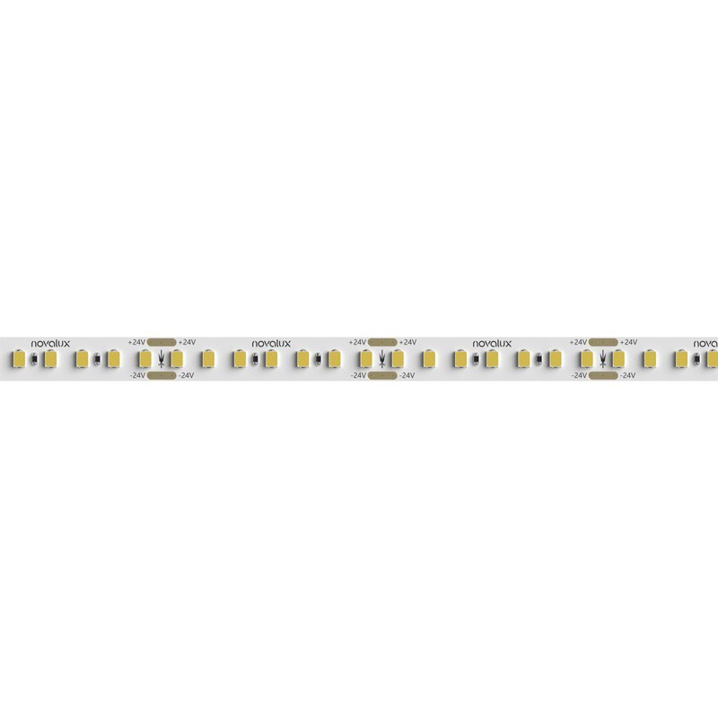 Striscia a led IP20 5 metri sezionabile 14.4W/M 3000K Novalux 100950.99