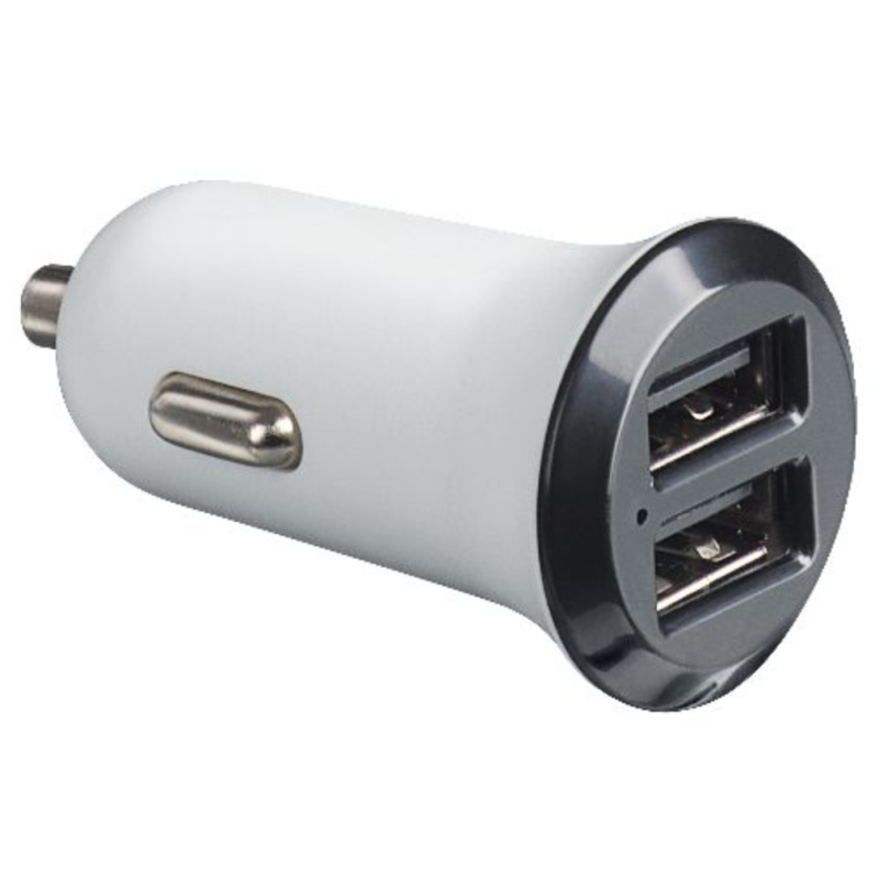 Caricatore con 2 USB per connettore automobile 12V 2.1A BTICINO S2614G
