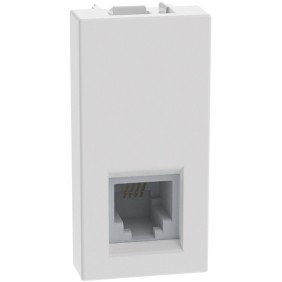 Presa telefonica RJ11 colore Bianco Bticino MatixGo JW4258RJ11