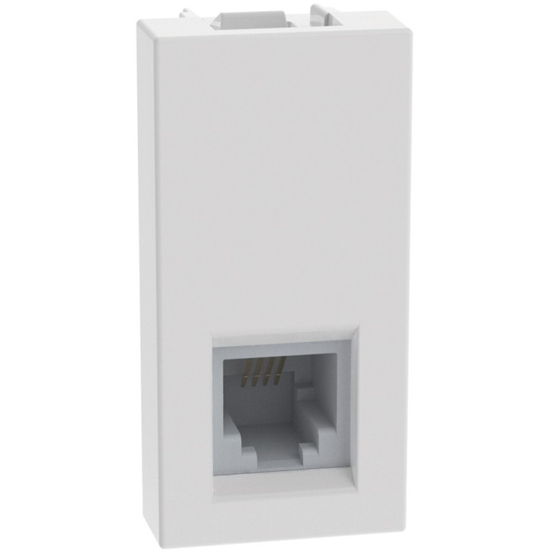 Presa telefonica RJ11 colore Bianco Bticino MatixGo JW4258RJ11