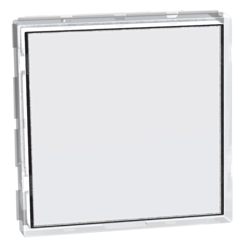 Pulsante con targa portanome LED 2 moduli 1P NO 3A 250V AC serie MatixGo BTICINO J4040