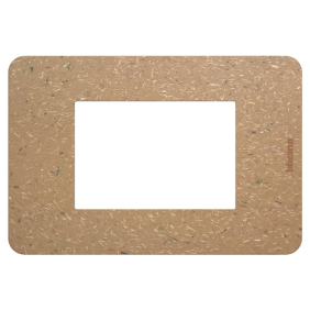 Placca 3 moduli Bio serie MatixGo BTICINO JA4803BB