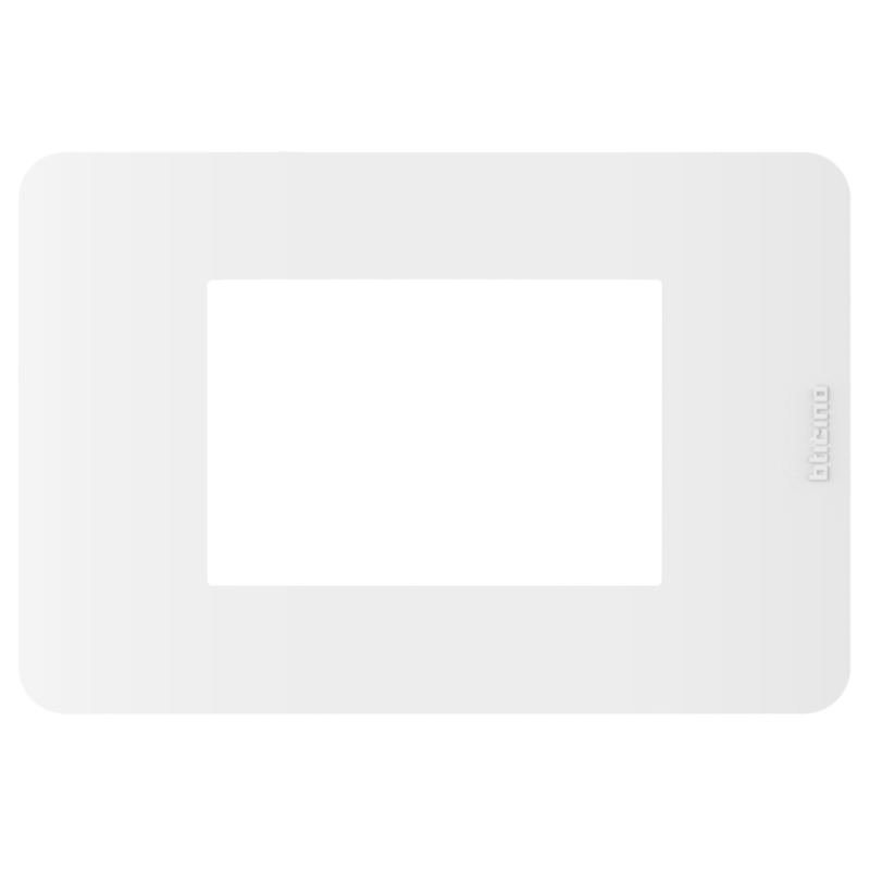 Placca 3 moduli White Bianco serie MatixGo BTICINO JA4803JW