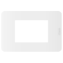 Placca 3 moduli White Bianco serie MatixGo BTICINO JA4803JW