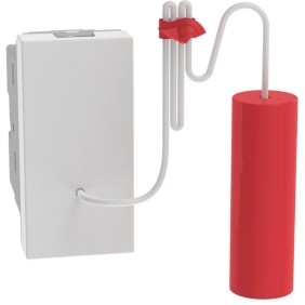 Pulsante a tirante unipolare 10A Bianco serie BTicino MatixGo JW4033