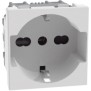Presa Schuko bipasso P40 Bianca 16A serie MatixGo BTicino JW4140A16