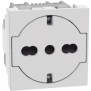 Presa Schuko bipasso P40 Bianca 16A Flat serie MatixGo BTICINO JW4140A16F