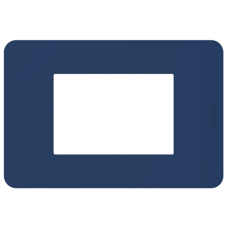 Placca 3 moduli Blue serie MatixGo BTICINO JA4803TB