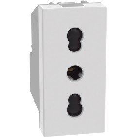 Presa bipasso P17/11 Bianca 16A serie MatixGo BTicino JW4180