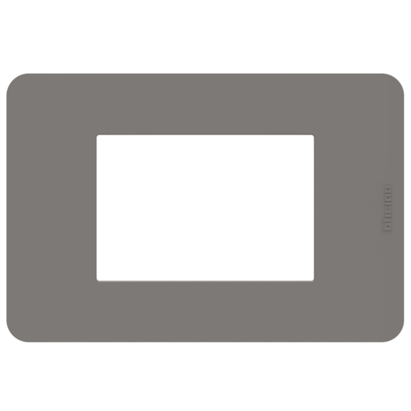 Placca 3 moduli Tortora serie MatixGo BTICINO JA4803TD