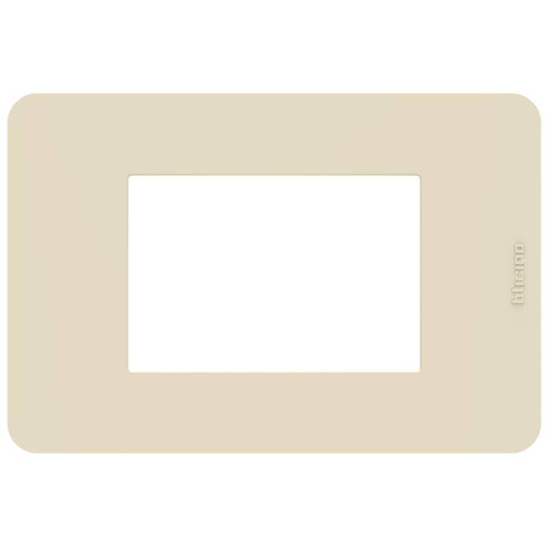 Placca 3 moduli Ivory Avorio serie MatixGo BTICINO JA4803TI