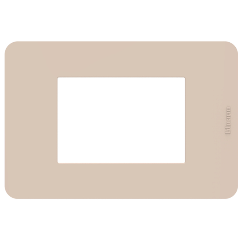 Placca 3 moduli Ritual serie MatixGo BTICINO JA4803TR