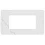 Placca 4 moduli Carrara serie MatixGo BTICINO JA4804EM