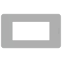 Placca 4 moduli Grey Grigio serie MatixGo BTICINO JA4804JG