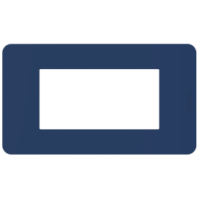 Placca 4 moduli Blue serie MatixGo BTICINO JA4804TB