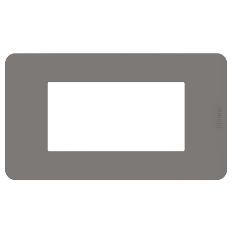 Placca 4 moduli Tortora serie MatixGo BTICINO JA4804TD