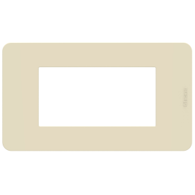 Placca 4 moduli Ivory Avorio serie MatixGo BTICINO JA4804TI