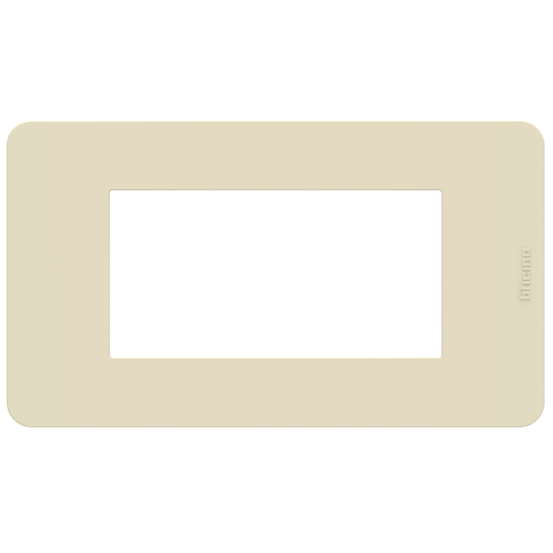 Placca 4 moduli Ivory Avorio serie MatixGo BTICINO JA4804TI