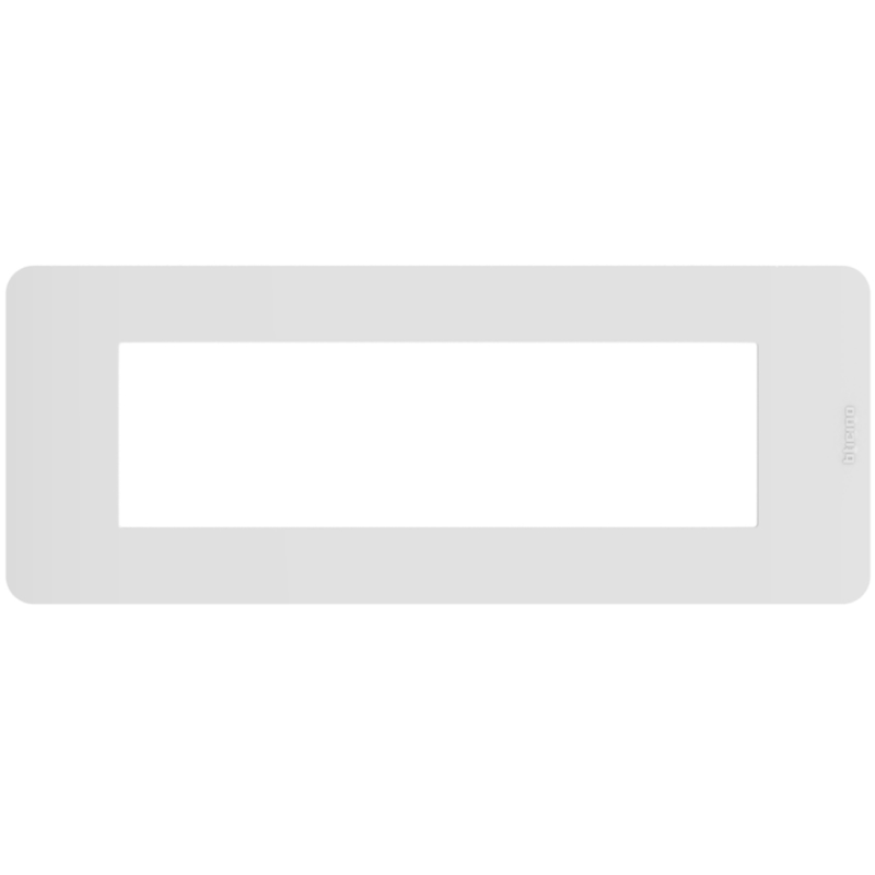 Placca 7 moduli White Bianco serie MatixGo BTICINO JA4807JW