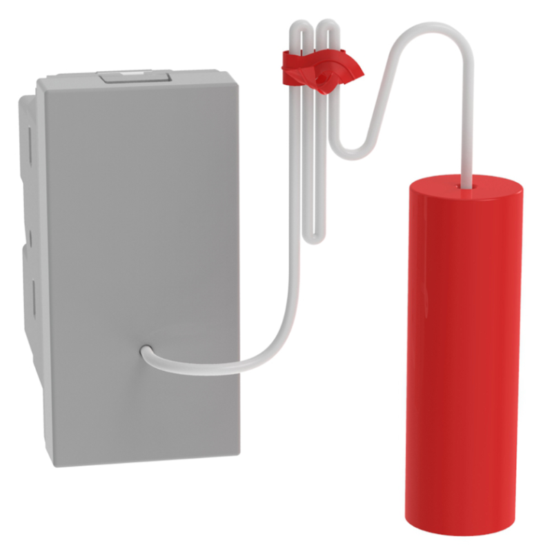 Pulsante unipolare a tirante Grigio 10A serie MatixGo BTICINO JG4033