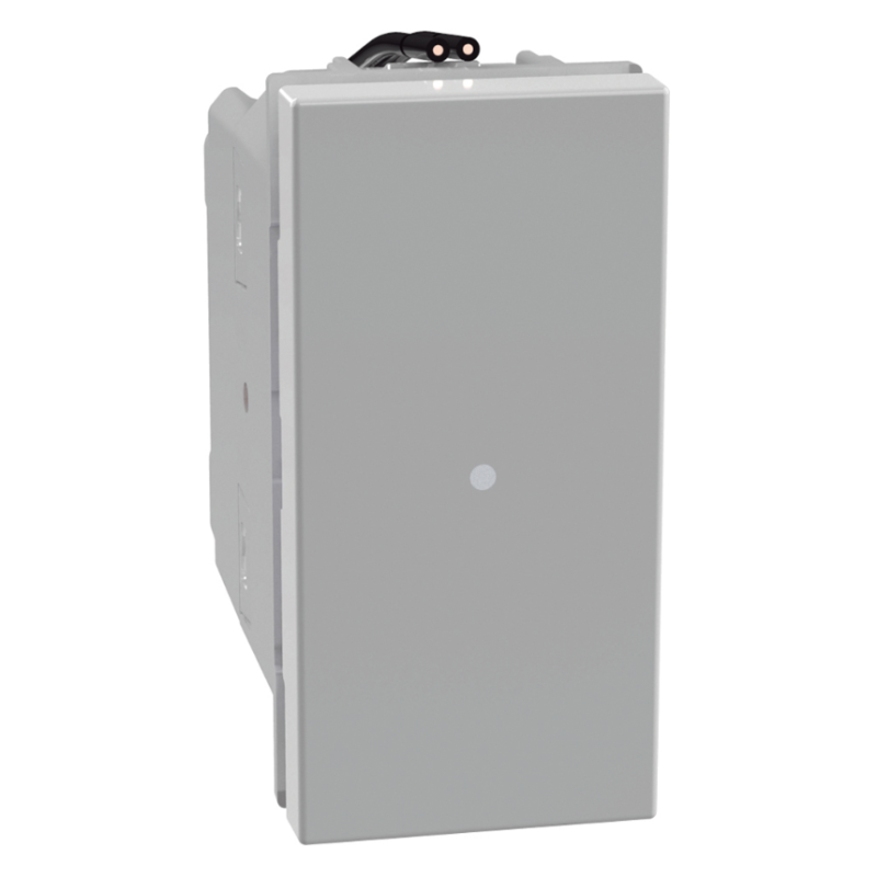 Invertitore assiale Grigio 10A LED Blu serie MatixGo BTICINO JG4054LB