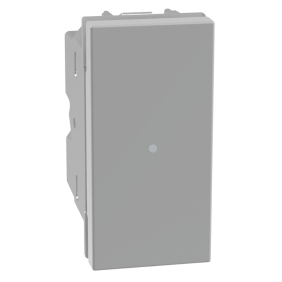 Pulsante unipolare assiale Grigio NO 10A serie MatixGo BTICINO JG4055