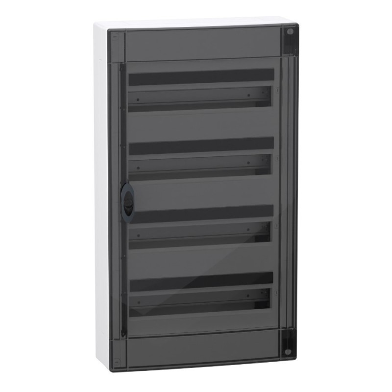 Centralino a parete 96 moduli disposti su 4 file Schneider LVSXM418