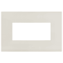 Placca rettangolare in metallo color Avorio Smart44 4 moduli AVE 44PSM4AVR