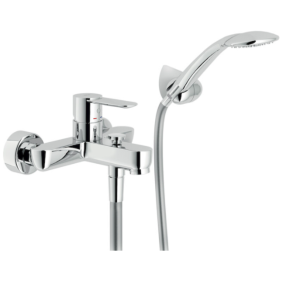 Miscelatore per vasca cromato monocomando con set doccia serie Sand NOBILI CARLO SA99110CR