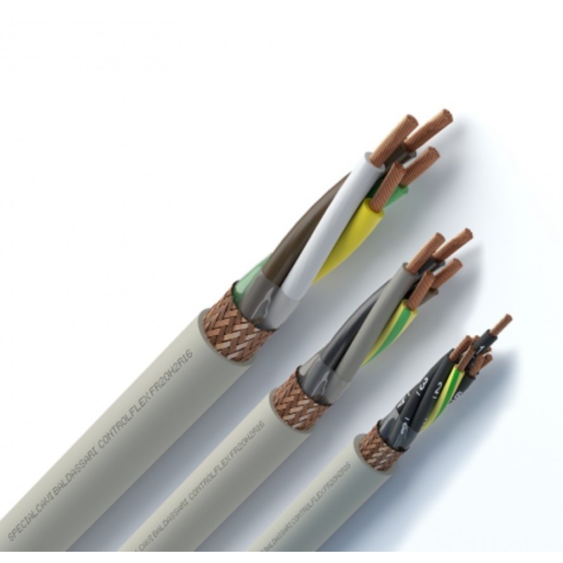Cavo schermato antifiamma 4x0.75mmq FR2OH2R16 Specialcavi Baldassari CFZ07504