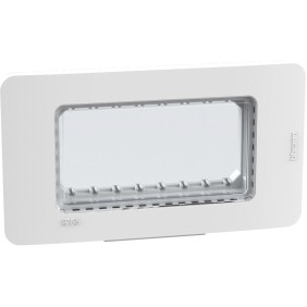 Placca idrobox a 4 moduli IP55 Bianco BTicino MatixGo 28604W