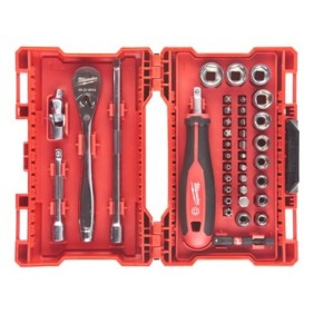 Set di bit cricchetto e bussole da 1/4" Milwaukee 4932479096