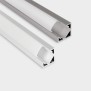 Profilo 40 angolare Bianco cover opale 2 metri Ivela K7402-C04-3162