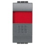  Pulsante NO + portalampada rosso Bticino Living International L4038R