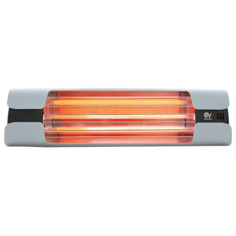 Stufa da interno a raggi infrarossi 1.8kW Thermologika Design VORTICE 0000070003 Frontale