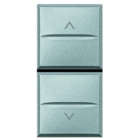 Commutatore 2 tasto 1-0-2  Bticino Axolute HC4027 